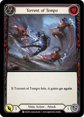 Torrent of Tempo (Red) [CRU069] [Crucible of War] 1st Edition Normal