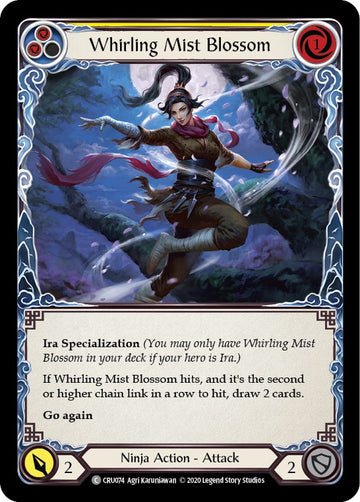 Whirling Mist Blossom [CRU074] [Crucible of War] Unlimited Edition Rainbow Foil