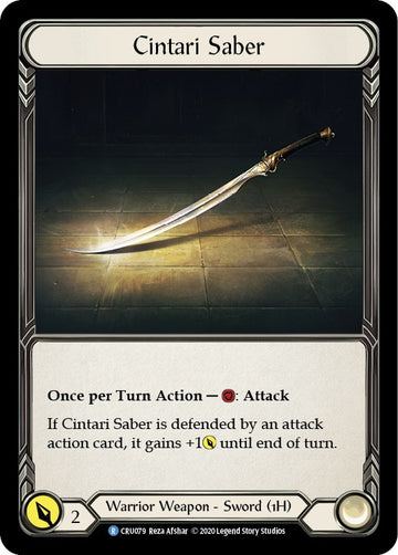 Cintari Saber [CRU079] [Crucible of War] Unlimited Edition Normal