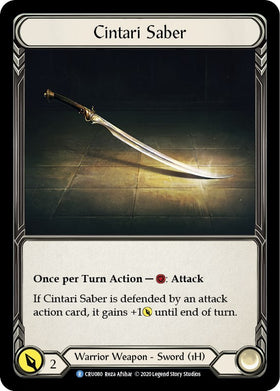 Cintari Saber (Reverse) [CRU080] [Crucible of War] Unlimited Edition Normal