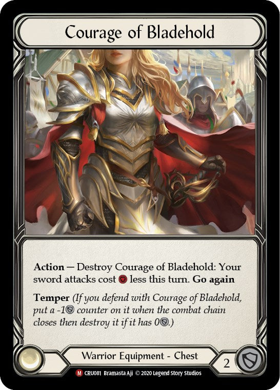 Courage of Bladehold [CRU081] [Crucible of War] Unlimited Edition Rainbow Foil