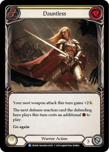 Dauntless (Yellow) [CRU086] [Crucible of War] Unlimited Edition Normal