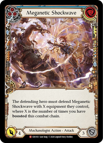 Meganetic Shockwave [CRU103] [Crucible of War] Unlimited Edition Normal