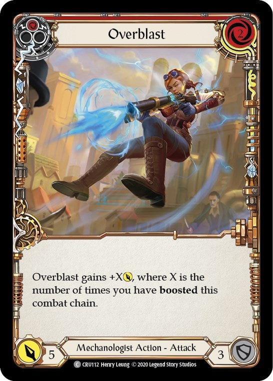 Overblast (Red) [CRU112] [Crucible of War] Unlimited Edition Normal