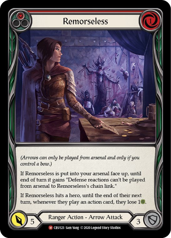Remorseless [CRU123] [Crucible of War] Unlimited Edition Rainbow Foil