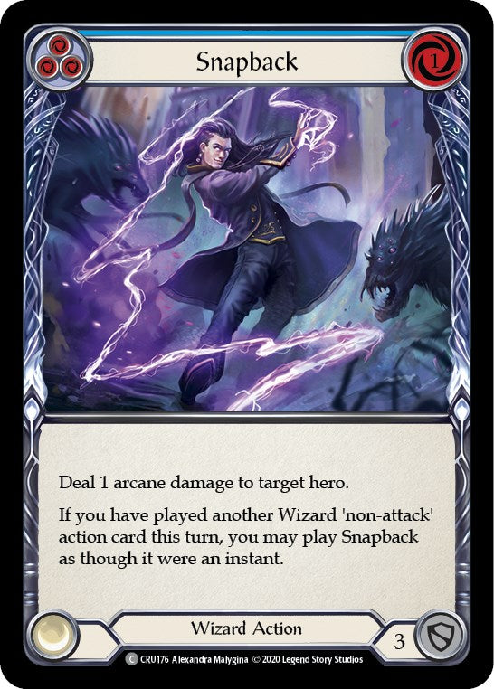 Snapback (Blue) [CRU176] [Crucible of War] Unlimited Edition Normal