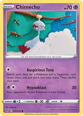 Chimecho [072/185] [Vivid Voltage] Reverse Holofoil