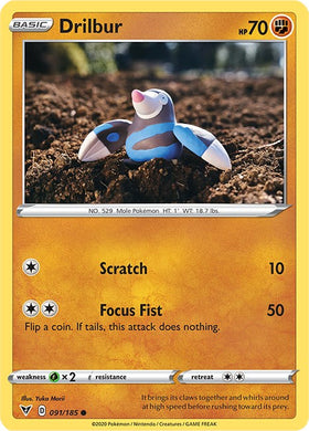 Drilbur [091/185] [Vivid Voltage] Reverse Holofoil