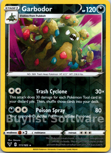 Garbodor [111/185] [Vivid Voltage] Reverse Holofoil