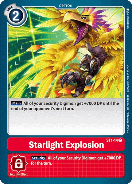 Starlight Explosion [ST1-14] [Starter Deck 01: Gaia Red]