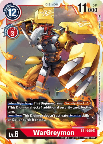 WarGreymon [BT1-025] [Release Special Booster 1.0] Foil