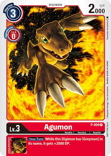 Agumon [P-009] [Digimon Promotion Cards] Foil