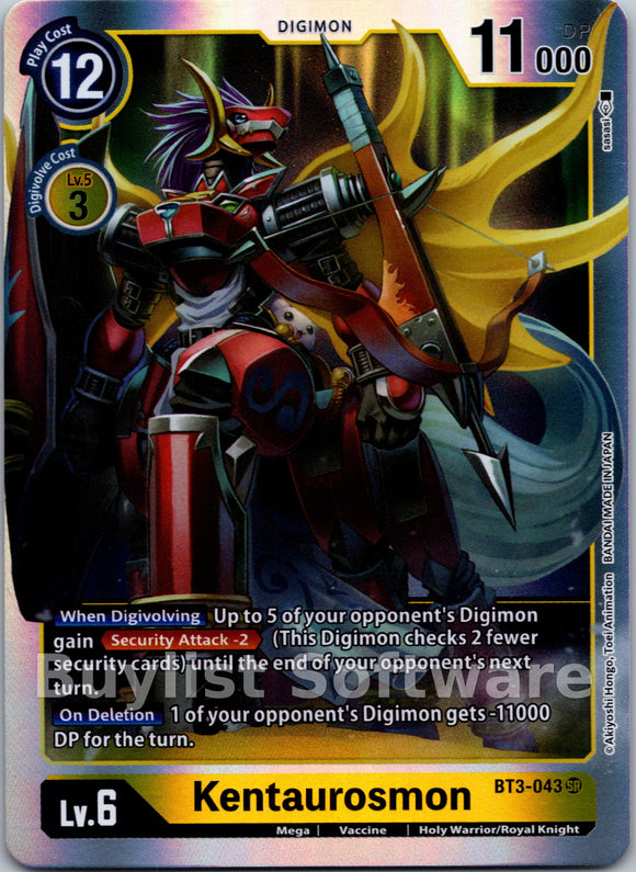 Kentaurosmon [BT3-043] [Release Special Booster 1.0] Foil