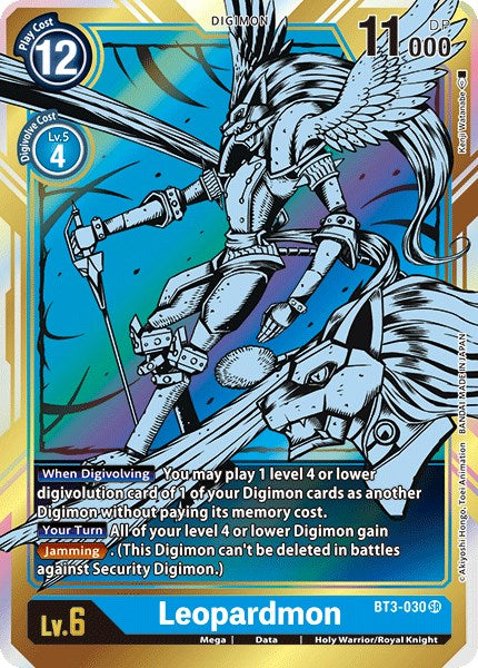 Leopardmon (Alternate Art) [BT3-030] [Release Special Booster 1.0] Foil