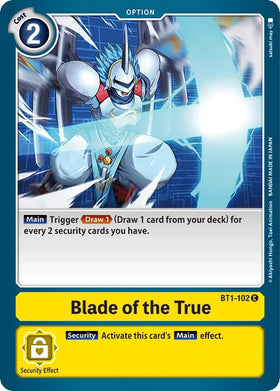 Blade of the True [BT1-102] [Release Special Booster 1.0]