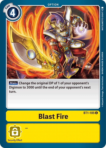 Blast Fire [BT1-105] [Release Special Booster 1.0]