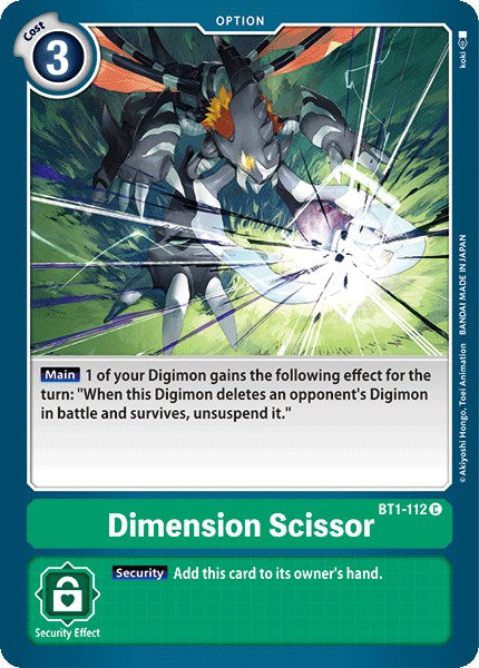 Dimension Scissor [BT1-112] [Release Special Booster 1.0]