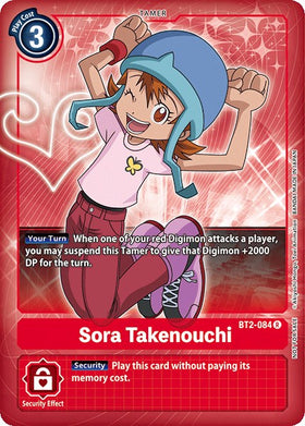 Sora Takenouchi (Box Topper) [BT2-084] [Release Special Booster 1.0] Foil