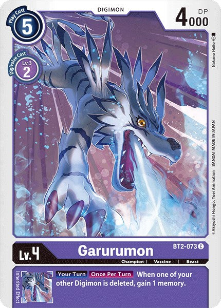Garurumon - BT2-073 [BT2-073] [Release Special Booster 1.0]