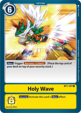 Holy Wave [BT1-107] [Release Special Booster 1.5]