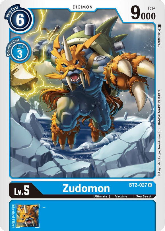 Zudomon - BT2-027 [BT2-027 U] [Release Special Booster 1.5]