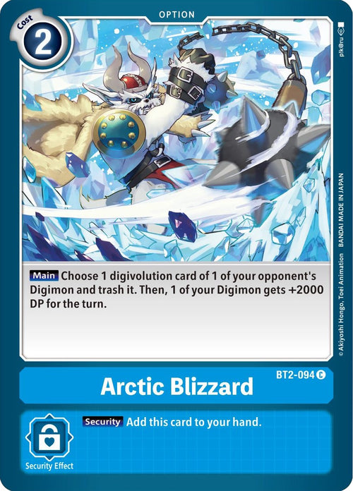 Arctic Blizzard [BT2-094] [Release Special Booster 1.5]
