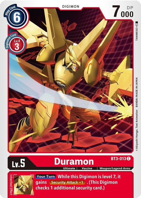 Duramon [BT3-013] [Release Special Booster 1.5]