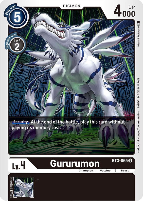 Gururumon [BT3-065] [Release Special Booster 1.5]