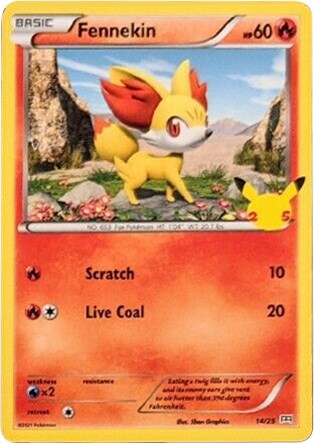 Fennekin [014/025] [McDonald's Promos 2021] Holofoil