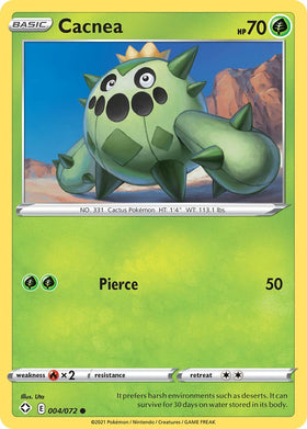 Cacnea [004/072] [Shining Fates] Reverse Holofoil
