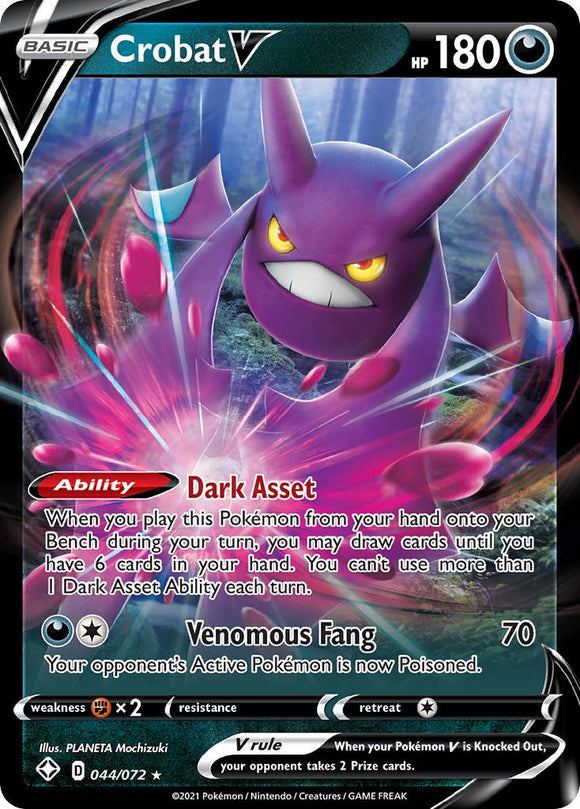 Crobat V [044/072] [Shining Fates] Holofoil
