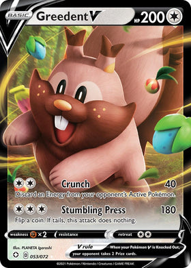 Greedent V [053/072] [Shining Fates] Holofoil