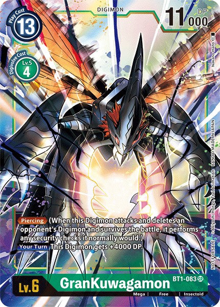 GranKuwagamon (Dash Pack Ver. 1.5) [BT1-083] [Release Special Booster 1.5] Foil