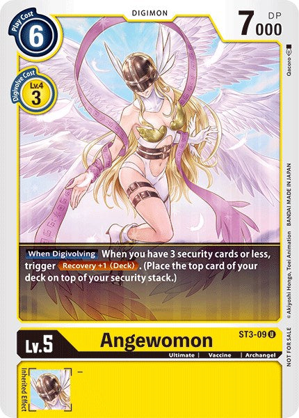 Angewomon (Tamer Battle Pack 1) [ST3-09] [Starter Deck 03: Heaven's Yellow]