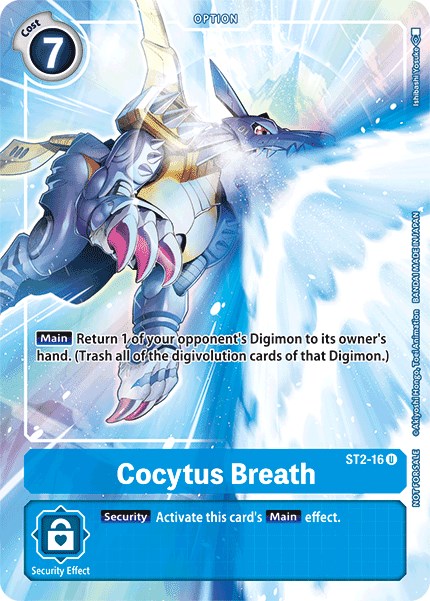 Cocytus Breath (Tamer's Evolution Box) [ST2-16] [Starter Deck 02: Cocytus Blue] Foil