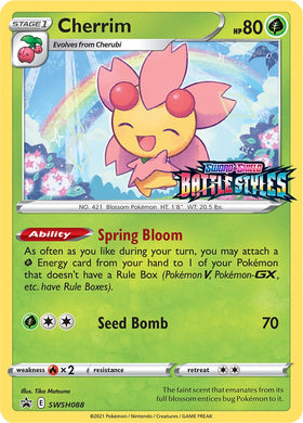 Cherrim (Sword & Shield Promo Cards Stamped) [SWSH088] [Sword & Shield Promo Cards] Holofoil