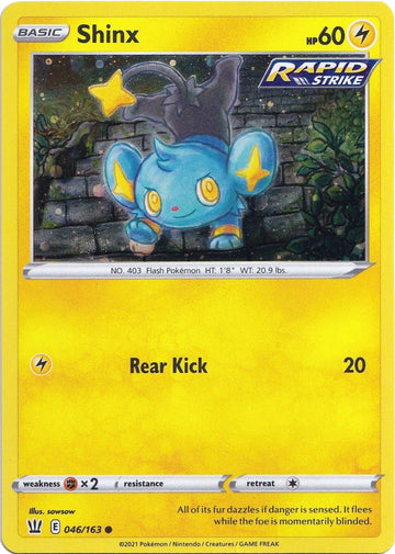 Shinx (Cosmos Holo) [046/163] [Battle Styles] Holofoil