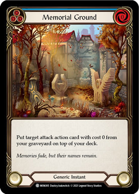 Memorial Ground (Blue) [MON305] [Monarch] Unlimited Edition Normal