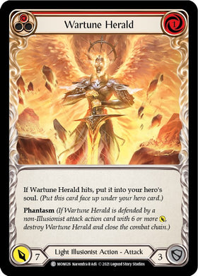 Wartune Herald (Red) [MON026] [Monarch] Unlimited Edition Normal