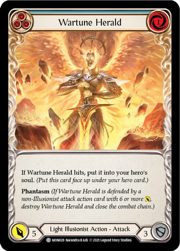 Wartune Herald (Blue) [MON028] [Monarch] Unlimited Edition Normal