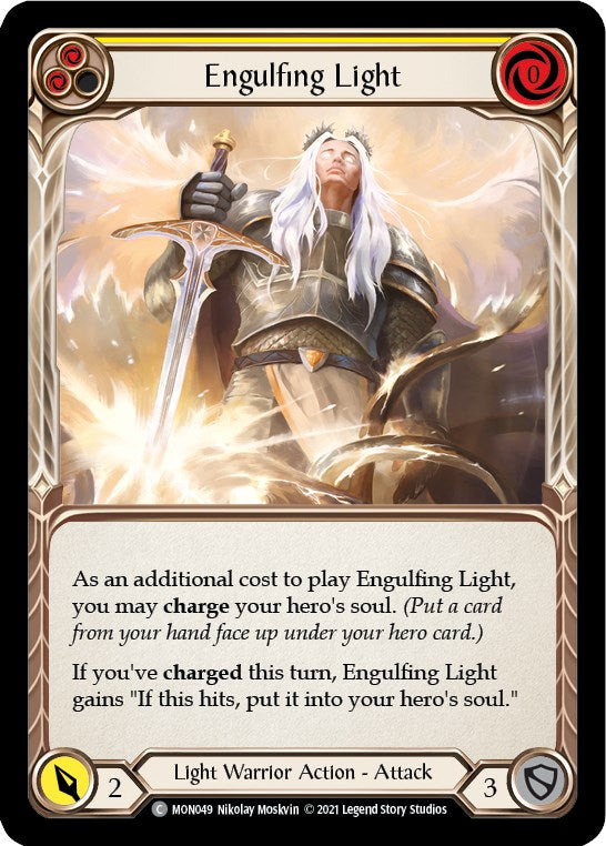 Engulfing Light (Yellow) [MON049] [Monarch] 1st Edition Normal