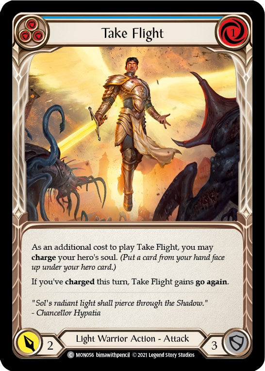 Take Flight (Blue) [MON056] [Monarch] Unlimited Edition Normal