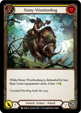 Stony Woottonhog (Yellow) [MON285] [Monarch] Unlimited Edition Normal