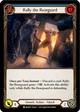 Rally the Rearguard (Blue) [MON283] [Monarch] Unlimited Edition Normal