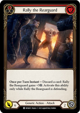 Rally the Rearguard (Red) [MON281] [Monarch] Unlimited Edition Rainbow Foil