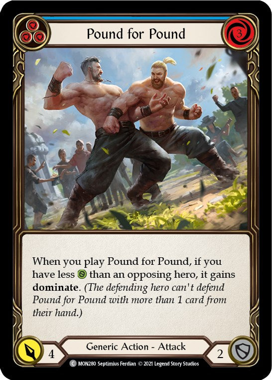 Pound for Pound (Blue) [MON280] [Monarch] 1st Edition Normal
