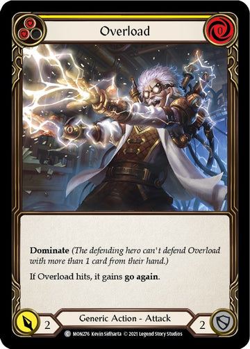Overload (Yellow) [MON276] [Monarch] 1st Edition Normal
