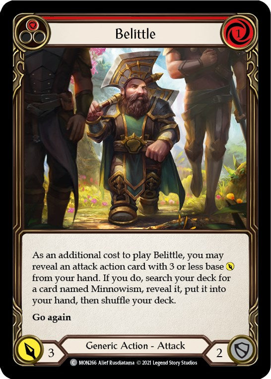 Belittle (Red) [MON266] [Monarch] 1st Edition Normal