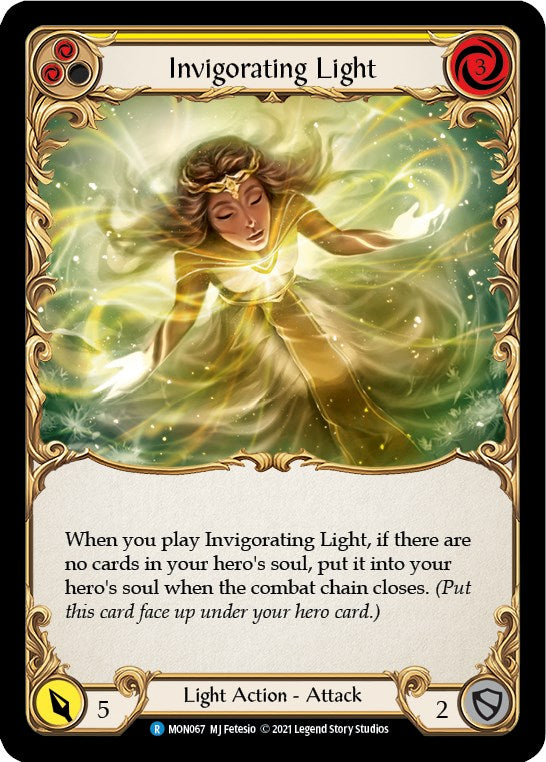 Invigorating Light (Yellow) [MON067] [Monarch] Unlimited Edition Rainbow Foil