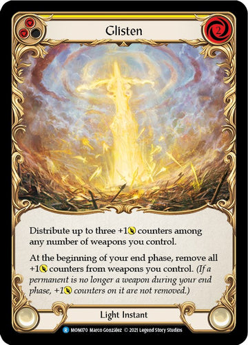 Glisten (Yellow) [MON070] [Monarch] Unlimited Edition Rainbow Foil
